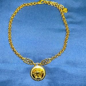 AUTHENTIC VERSACE GENTLY USED ICON MEDUSA NECKLACE
